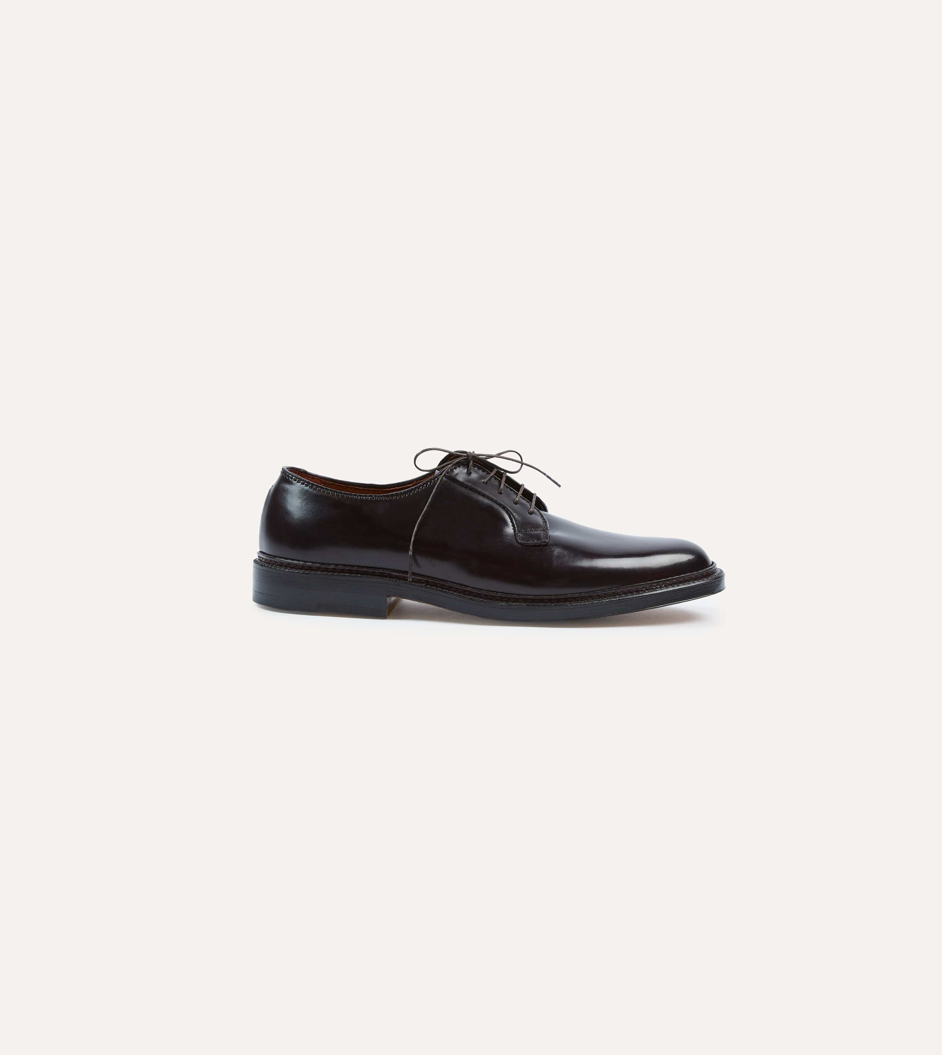 Alden Colour 8 Cordovan Plain Toe Blucher - Image 6