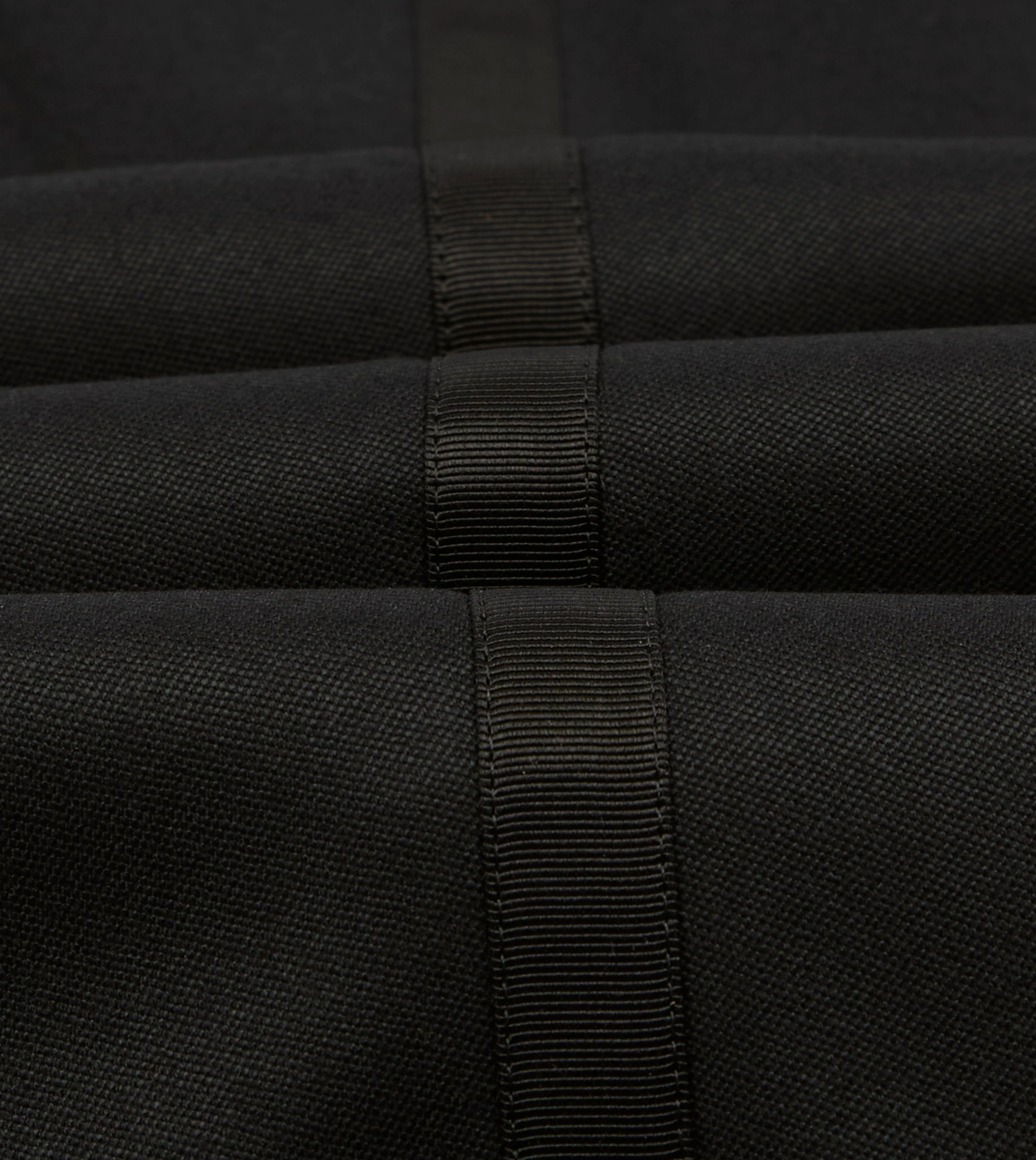 Black Barathea Wool Dinner Trousers - Image 2