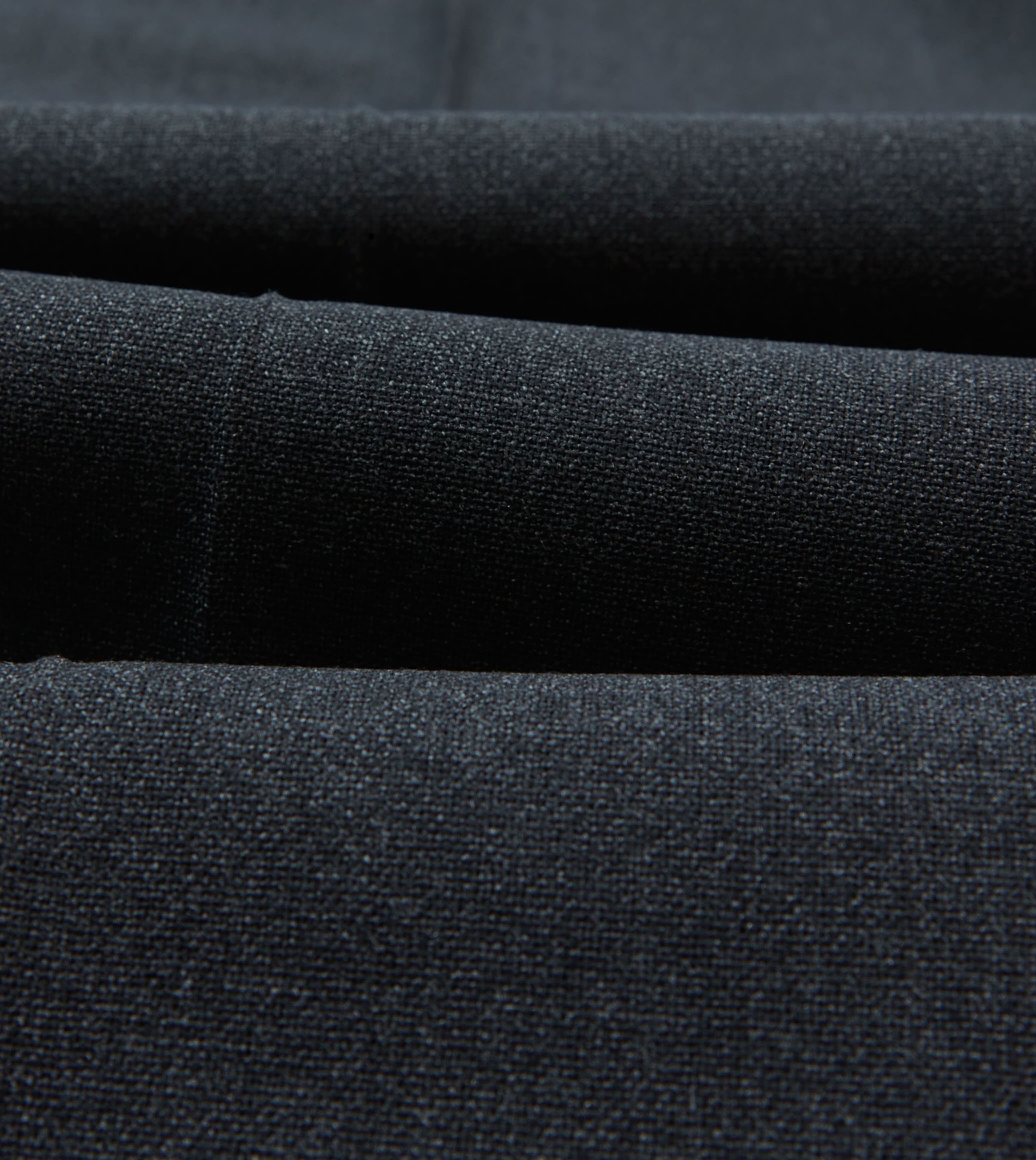 Charcoal Tropical Wool Flat Front Trouser - Image 2