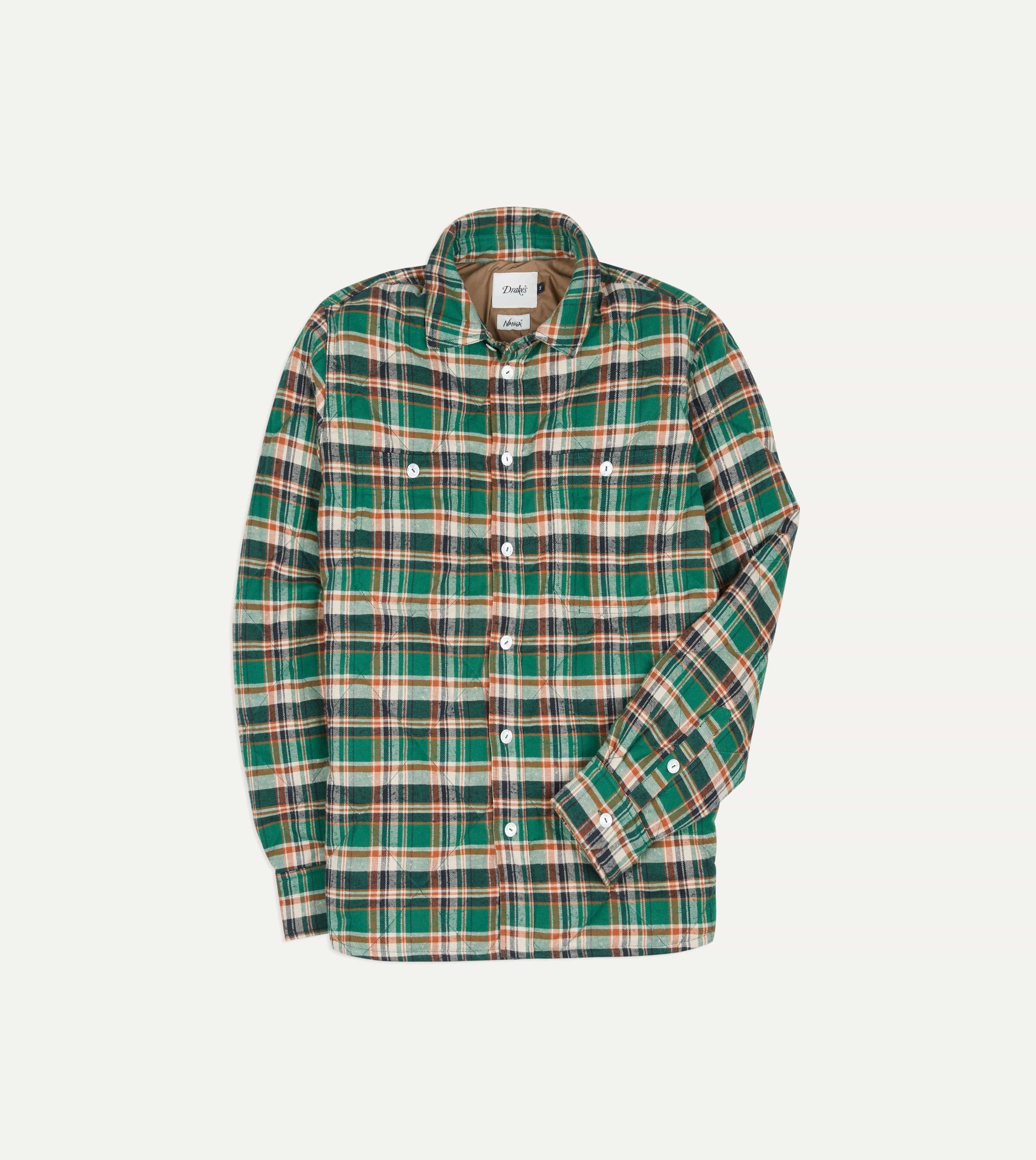 Drake’s by Nanga Quilted Work Shirt
