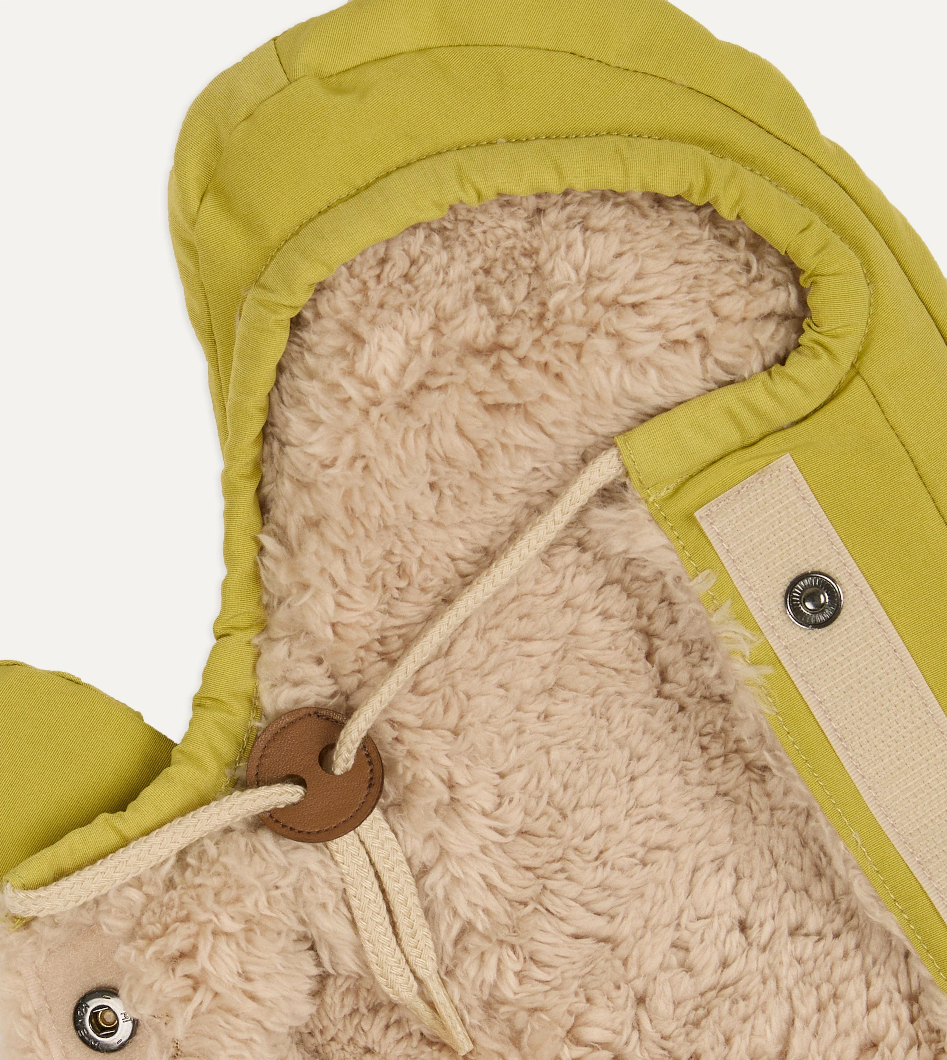 Elmer Pistachio Cover Down Mittens - Image 3