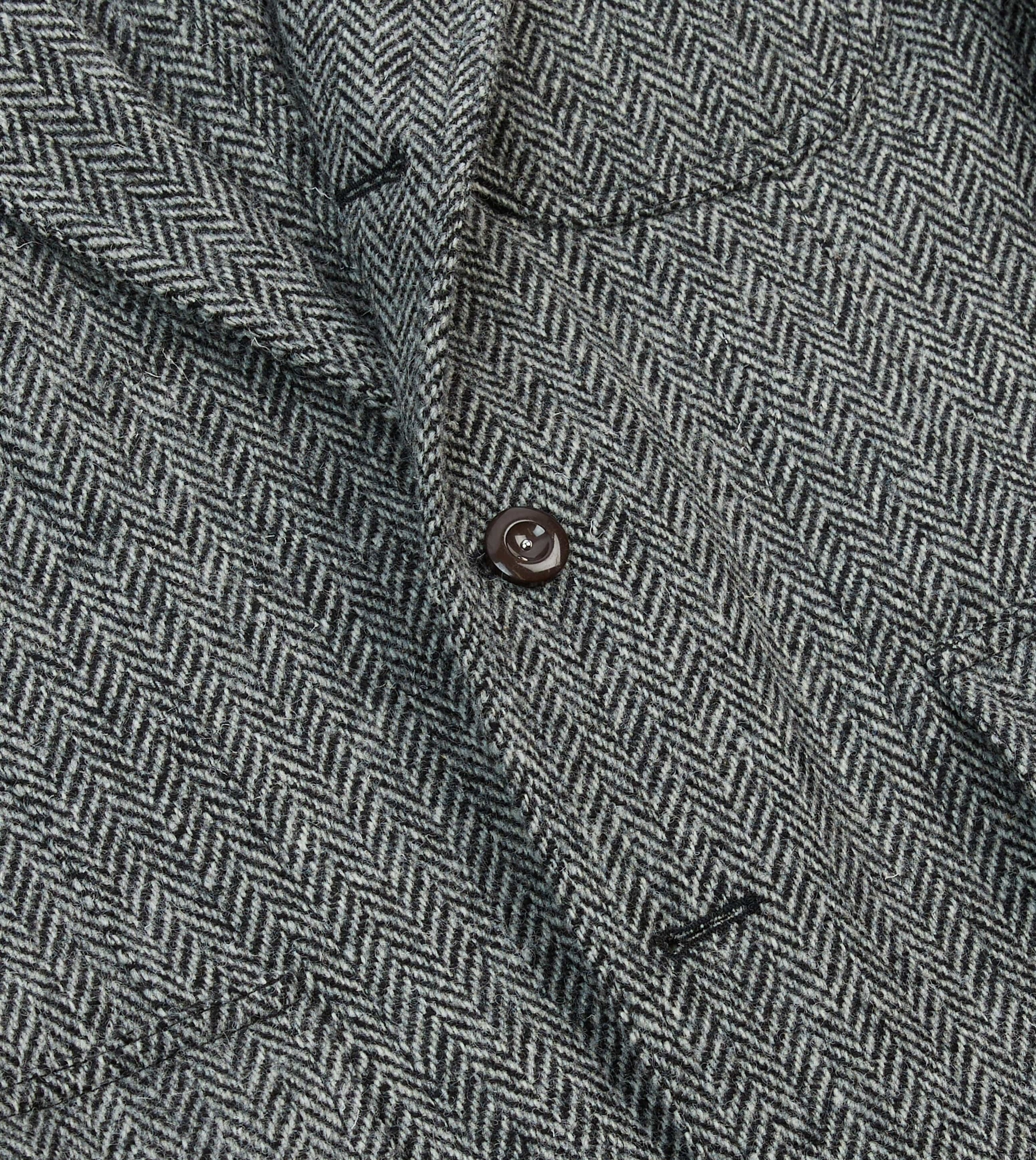 Grey Herringbone Harris Tweed Games Blazer Mk. VII - Image 6