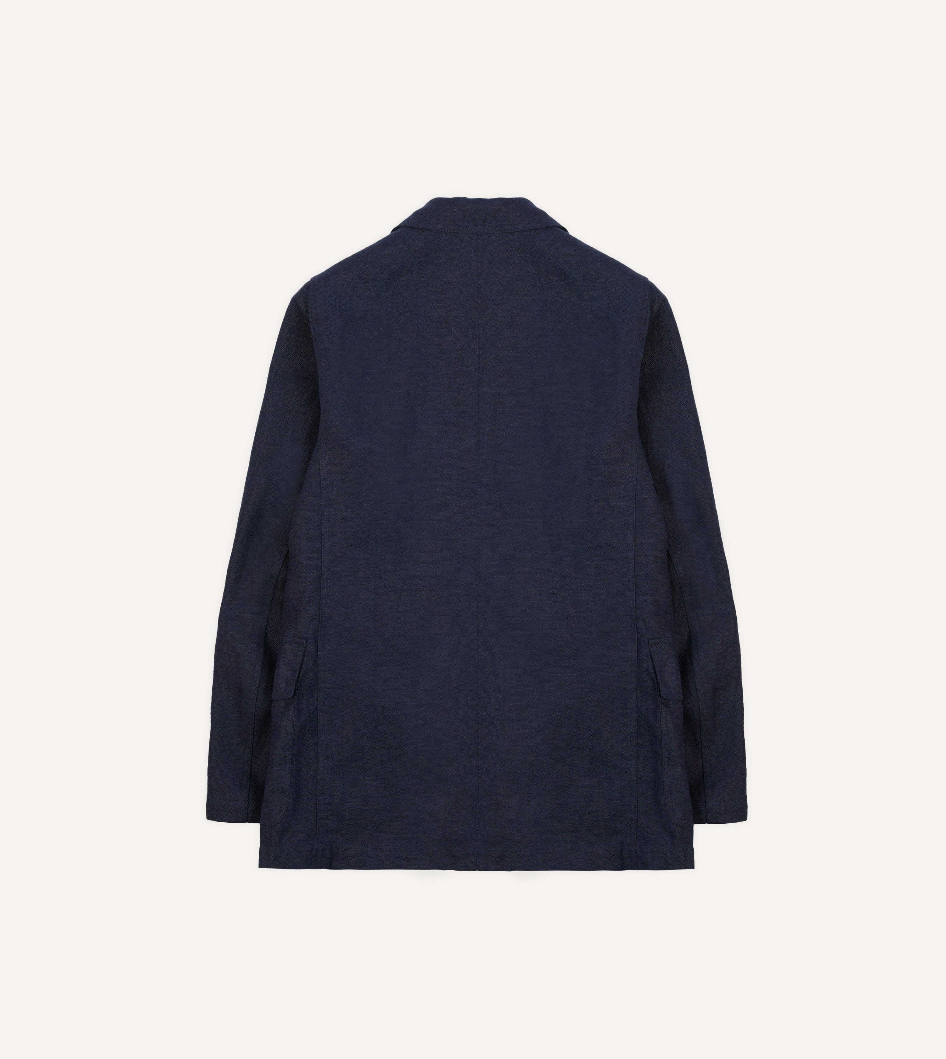 Navy Antique Linen Games Blazer Mk. I - Image 8