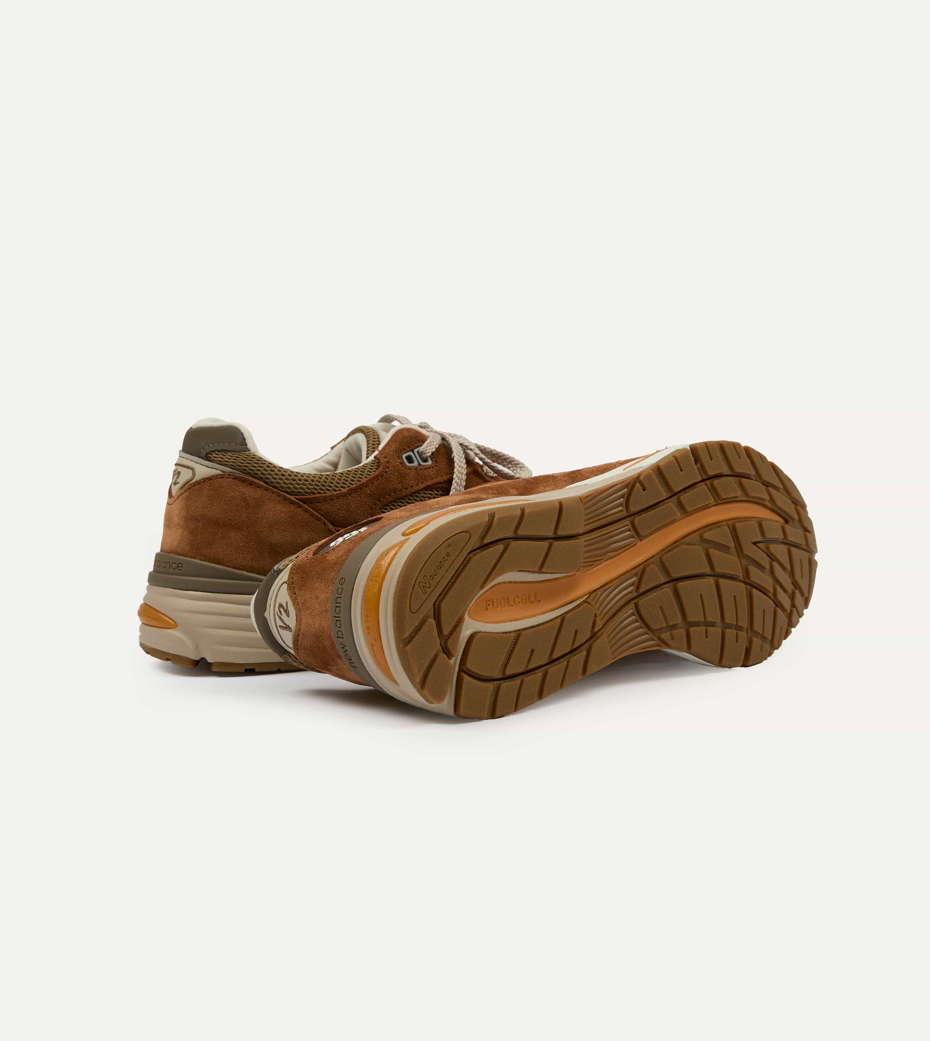 New Balance ‘Iconic Influences’ Caramel Café Made in UK 991v2 Trainers - Image 2