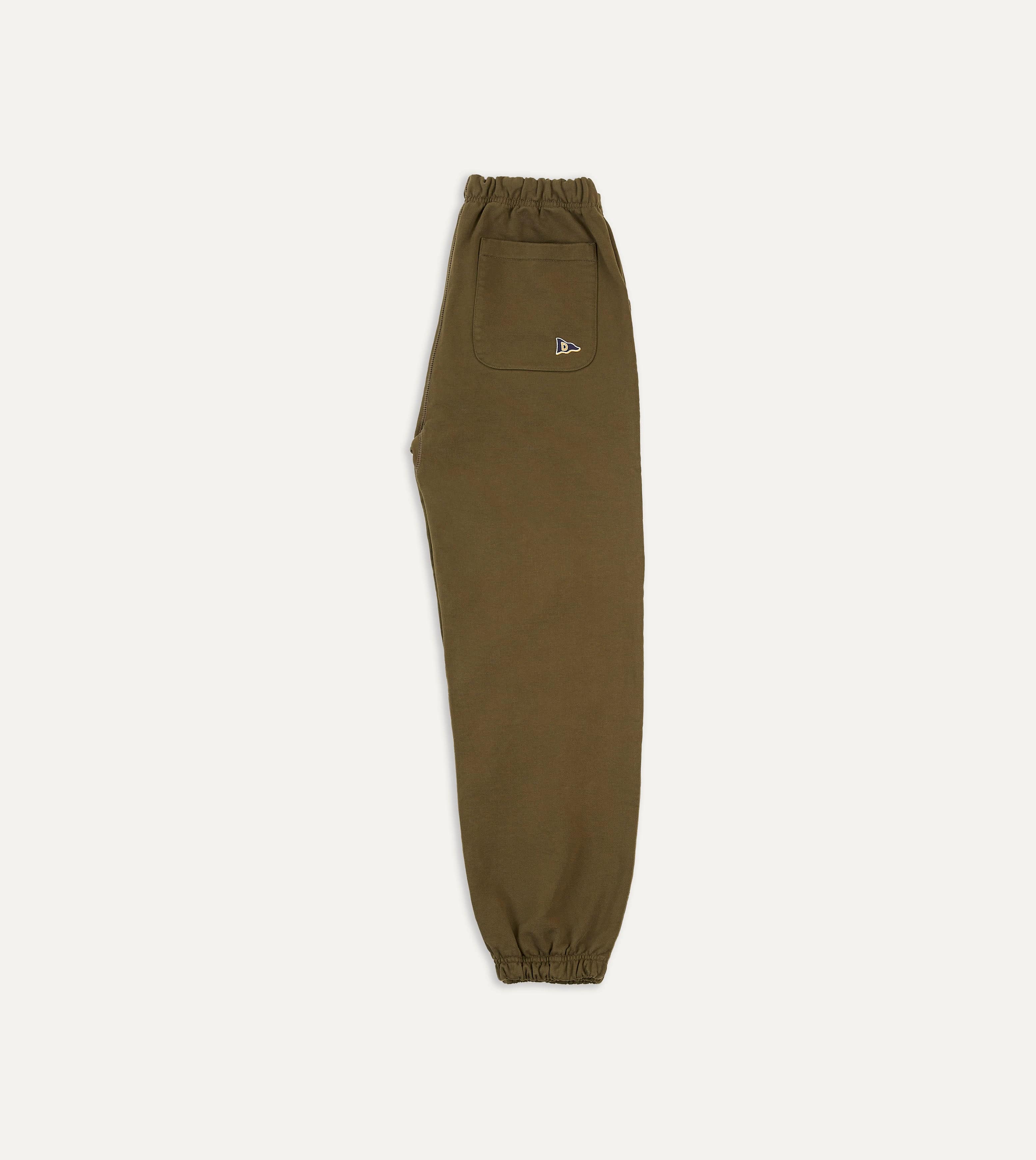 Olive Cotton Jogging Bottoms - Image 5
