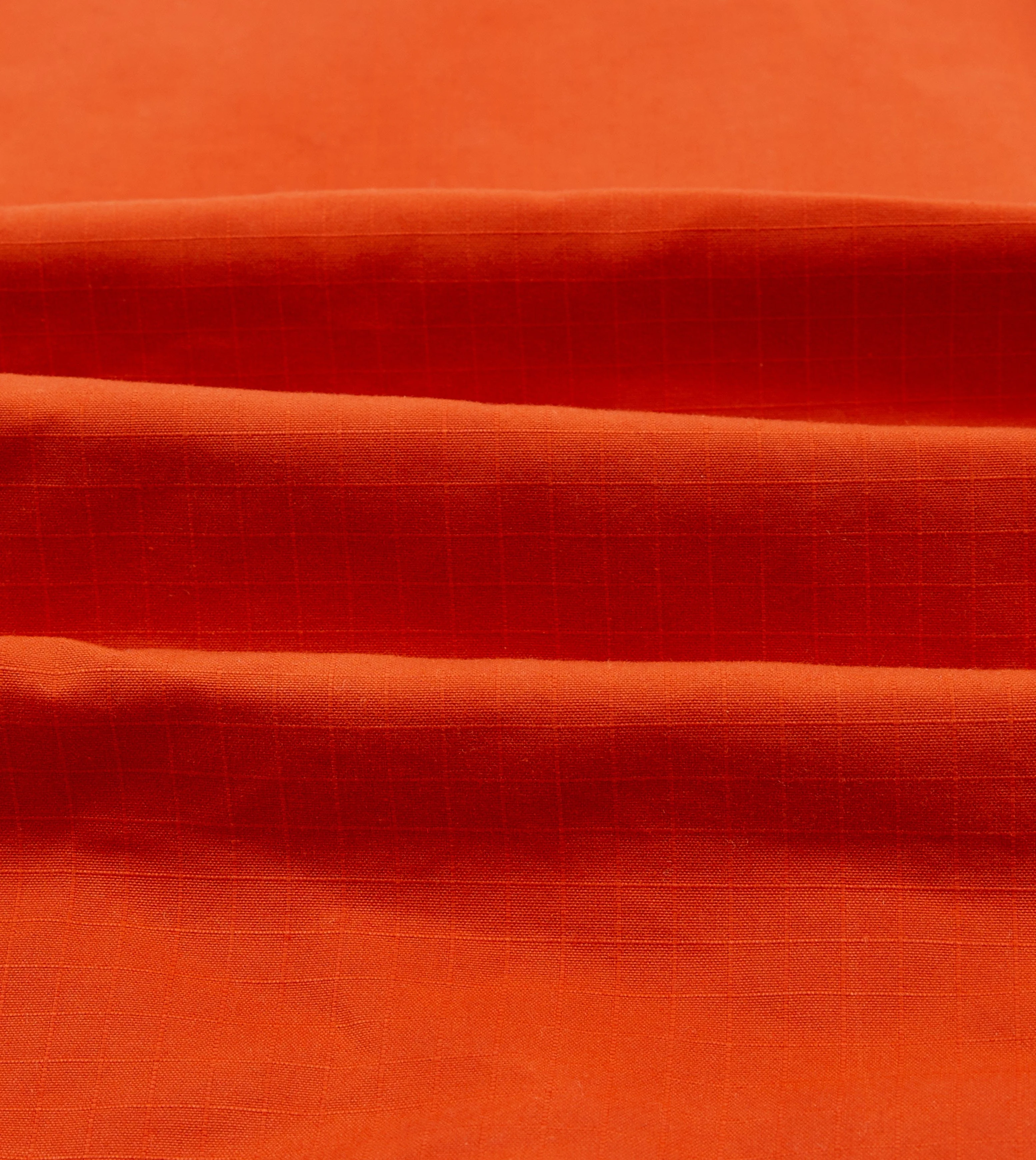 Orange Waxed Ripstop Cotton Wader Jacket - Image 2