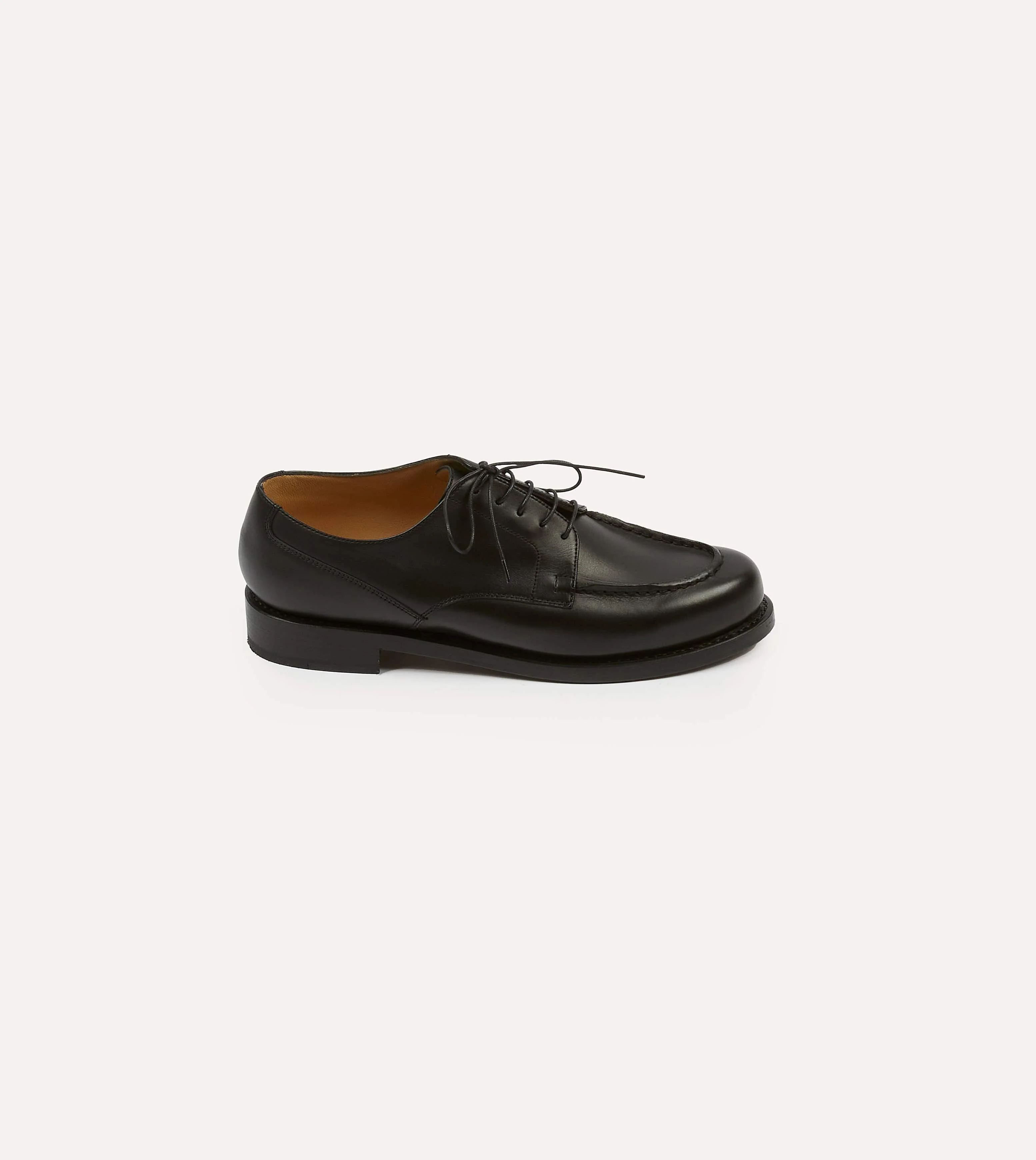 Paraboot Chambord Black Calf Leather Derby Shoe - Image 6