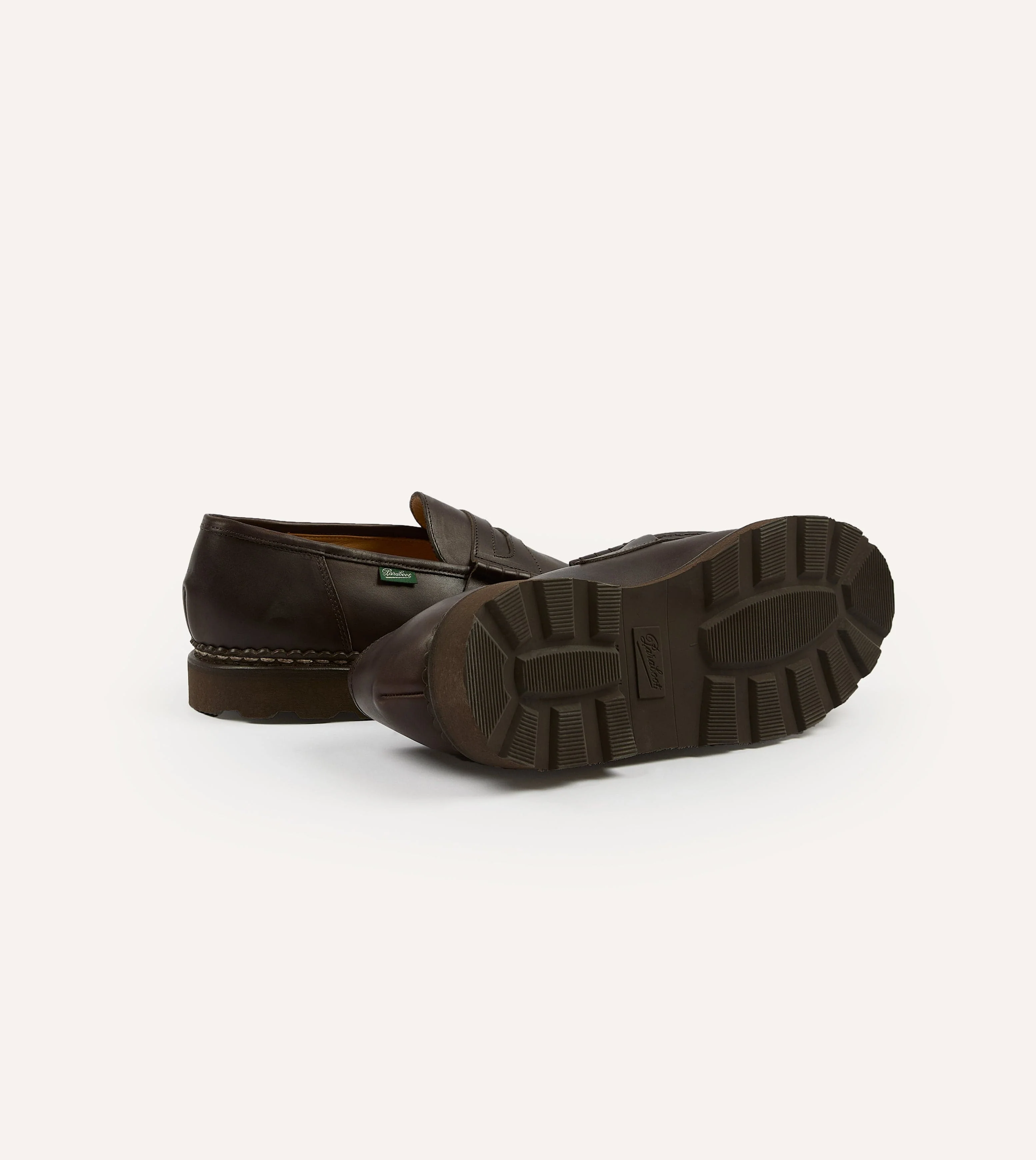 Paraboot Reims Brown Leather Loafer - Image 2