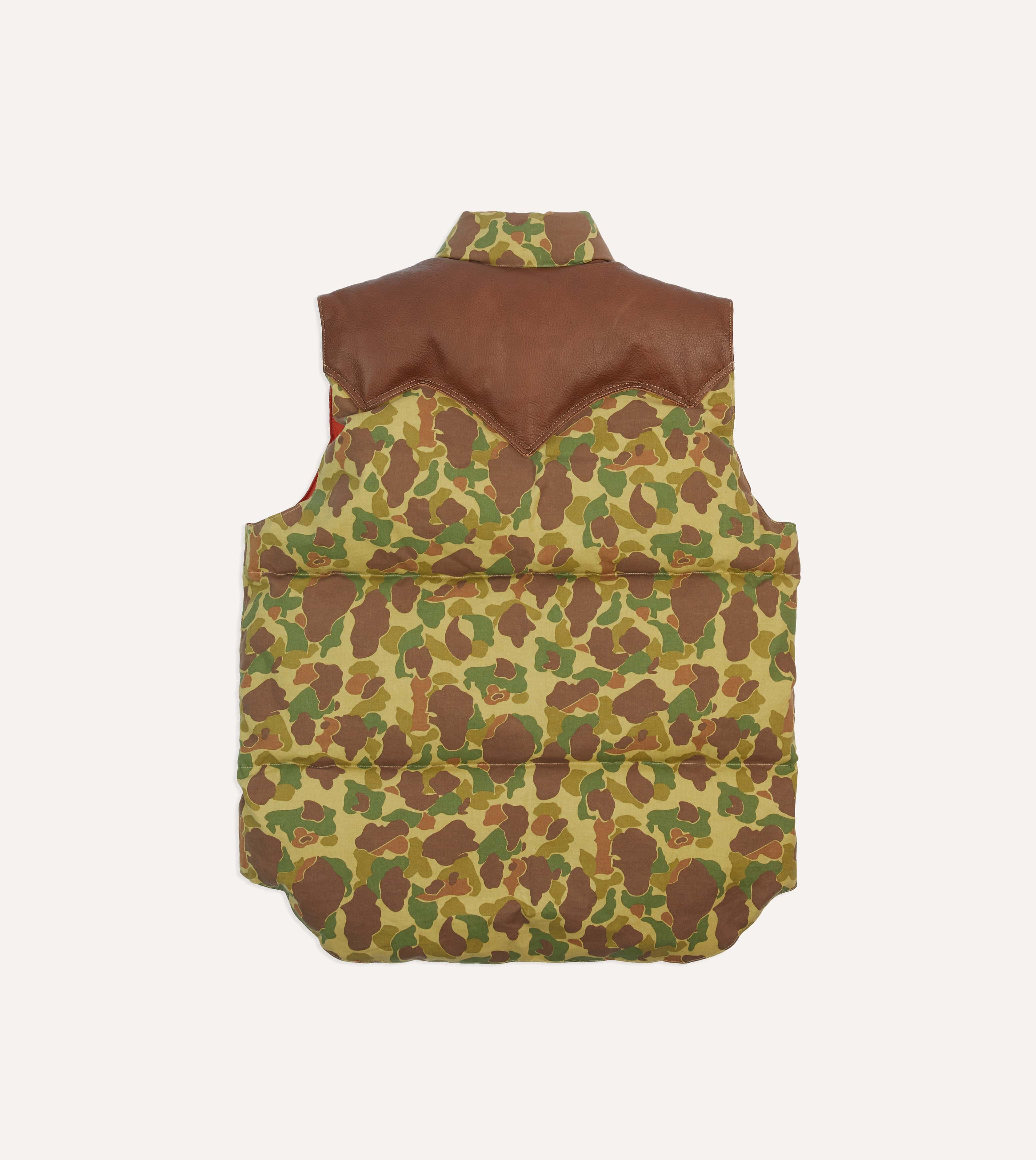 Rocky Mountain Featherbed for Drake's Camo Ripstop Cotton Christy Down Vest - Image 8