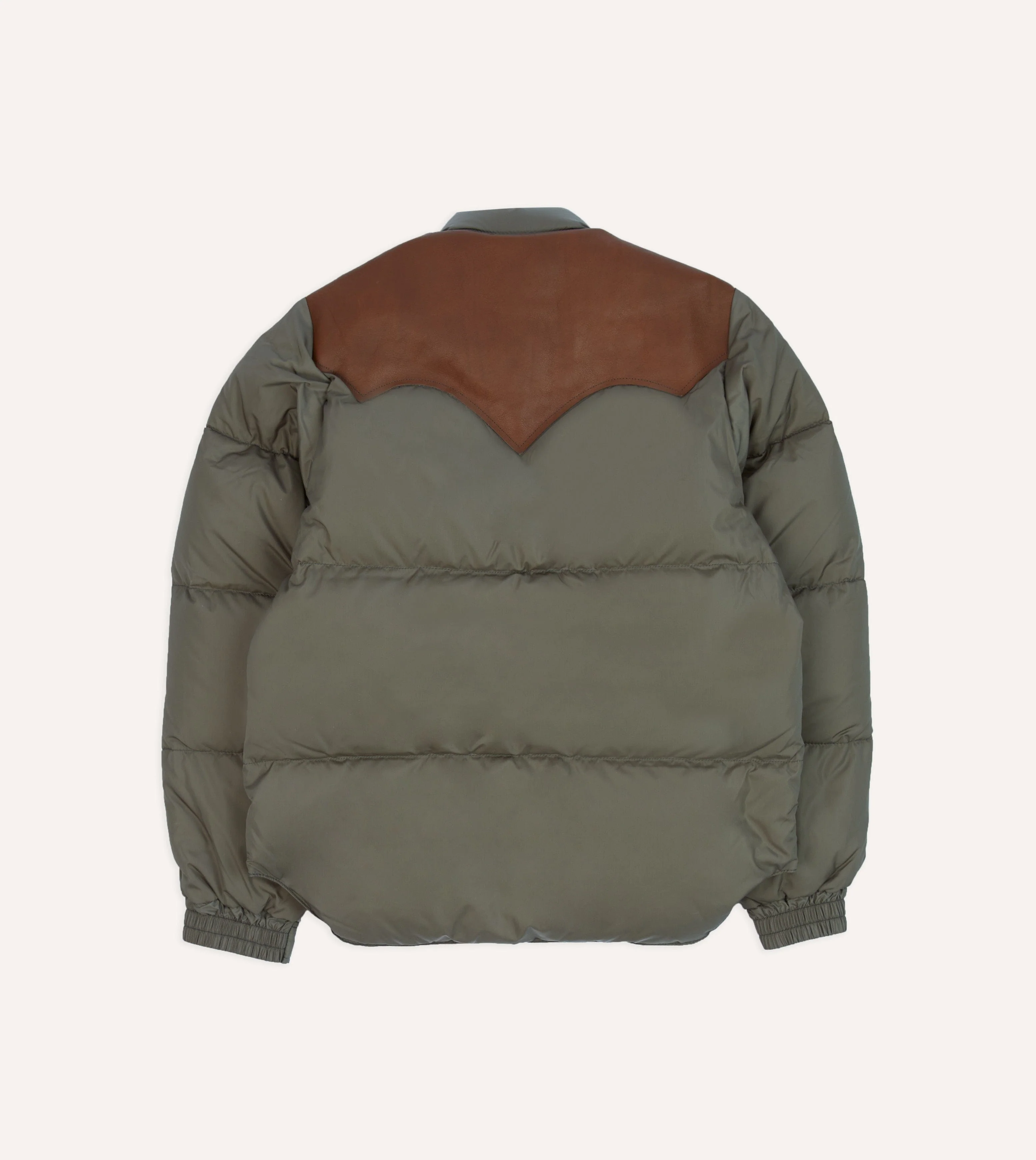 Rocky Mountain Featherbed for Drake's Olive Nylon Christy Down Jacket - Image 8