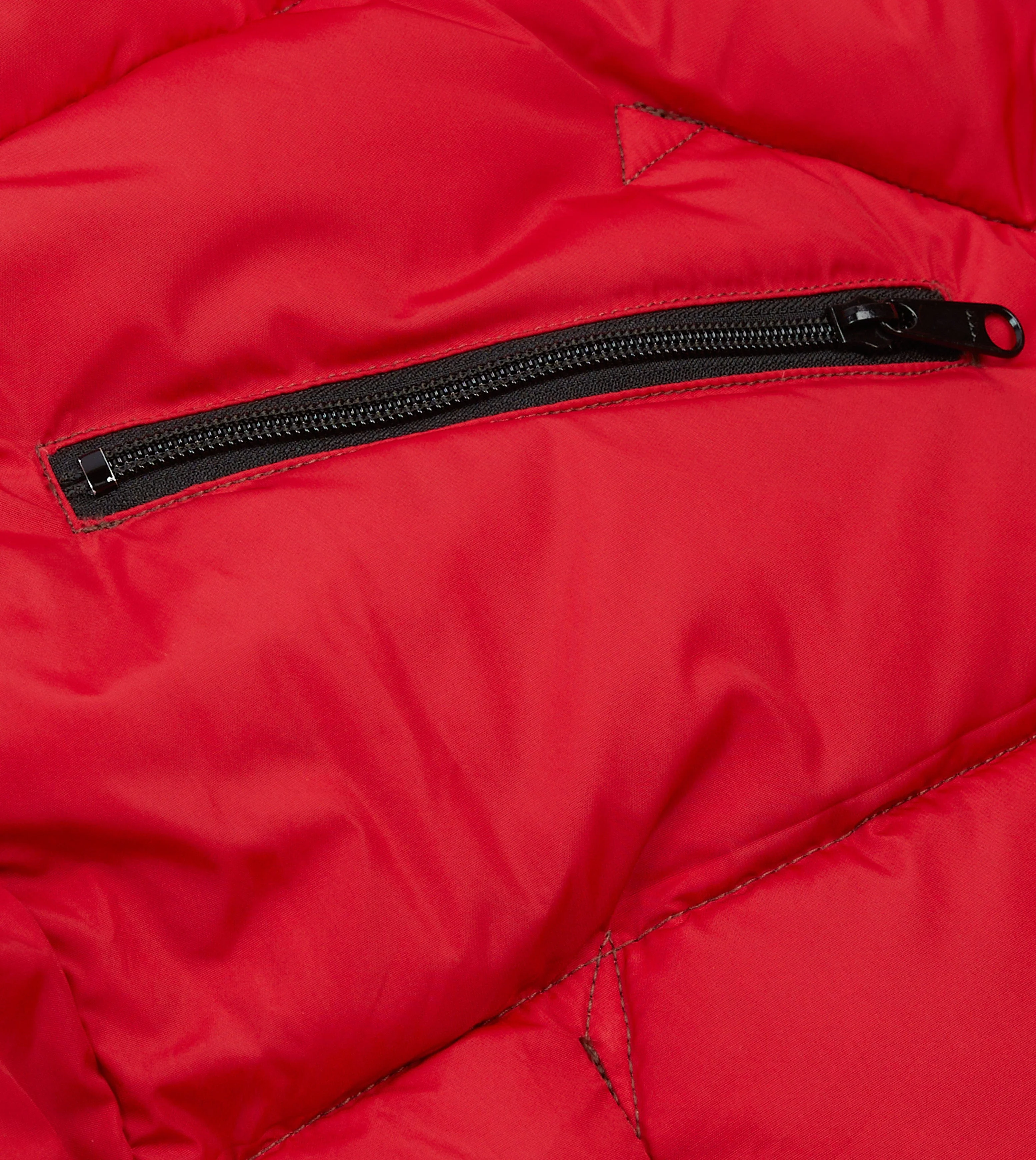 Rocky Mountain Featherbed for Drake's Tan Cotton Duck Canvas Christy Down Jacket - Image 7