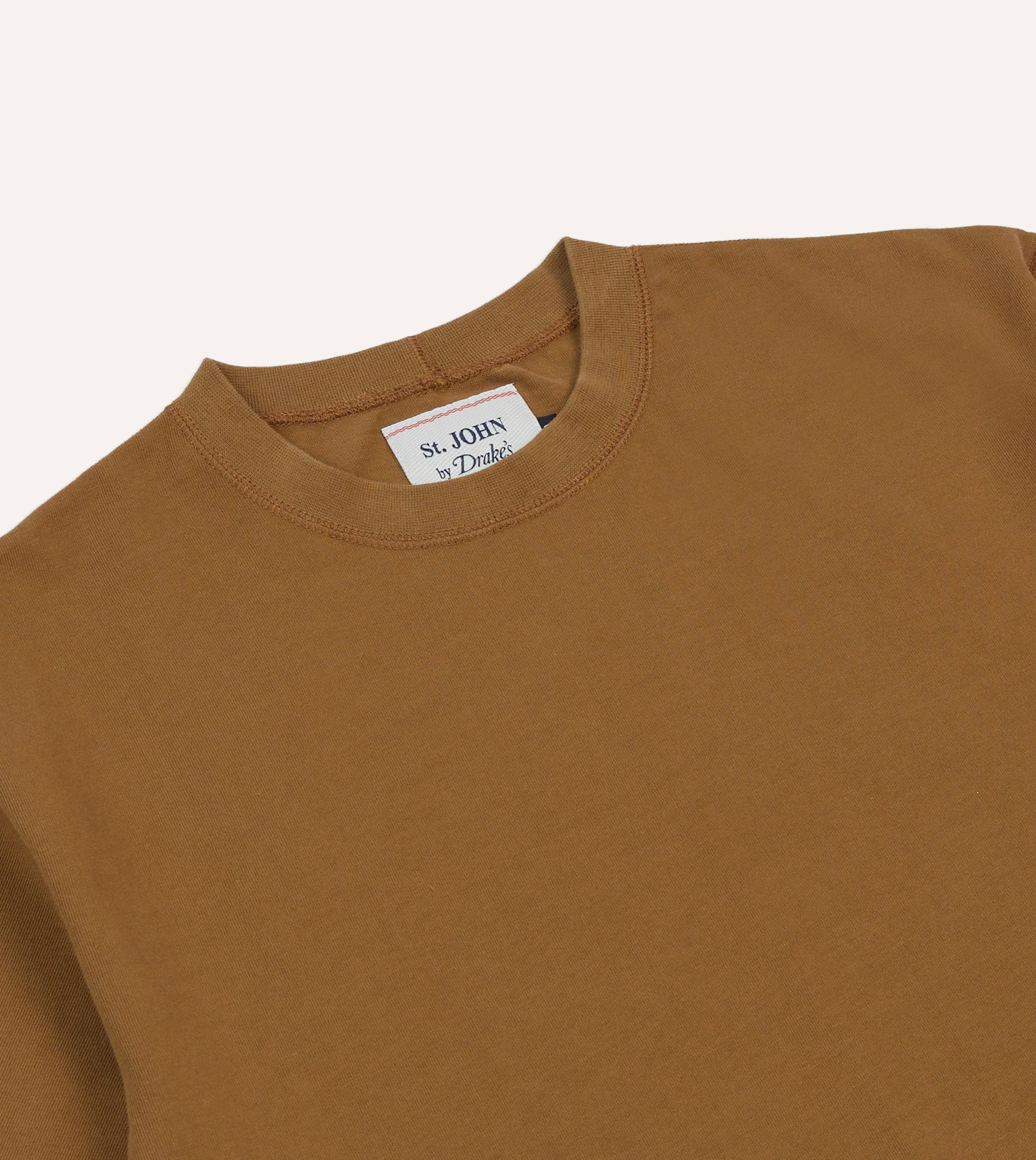 St. JOHN by Drake's Fig Print Tobacco Short-Sleeve Hiking T-Shirt - Image 4