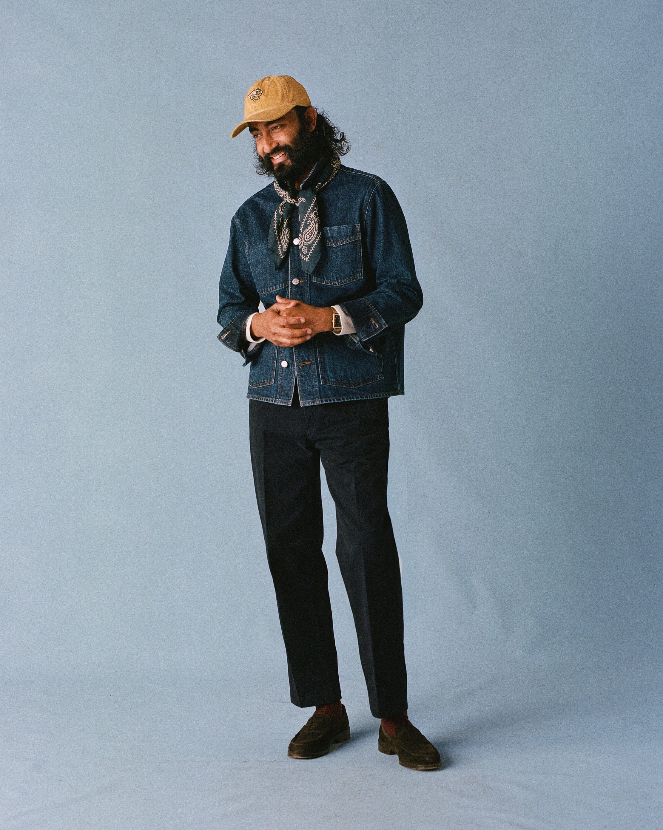 Stone Wash Denim Work Jacket - Image 10