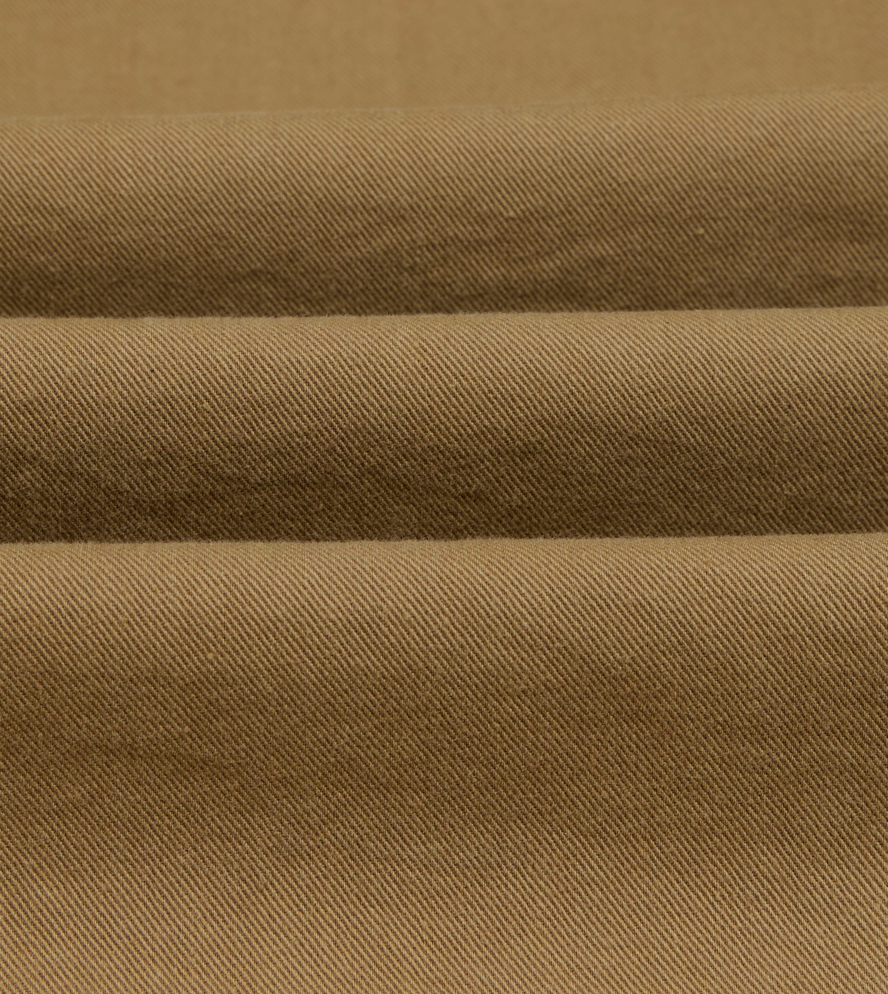 Tan Cotton Twill Fatigue Jacket - Image 2