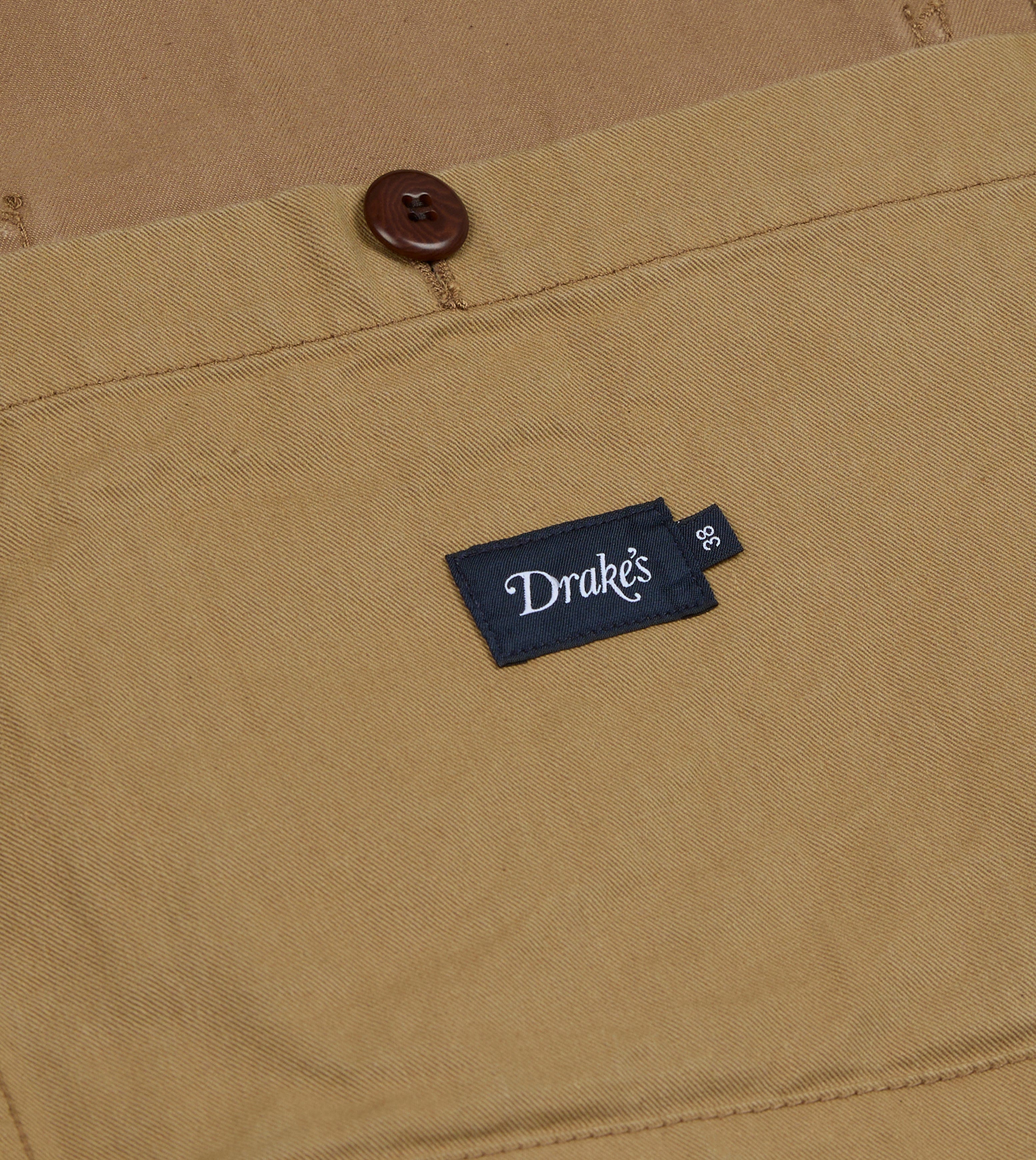 Tan Cotton Twill Fatigue Jacket - Image 6