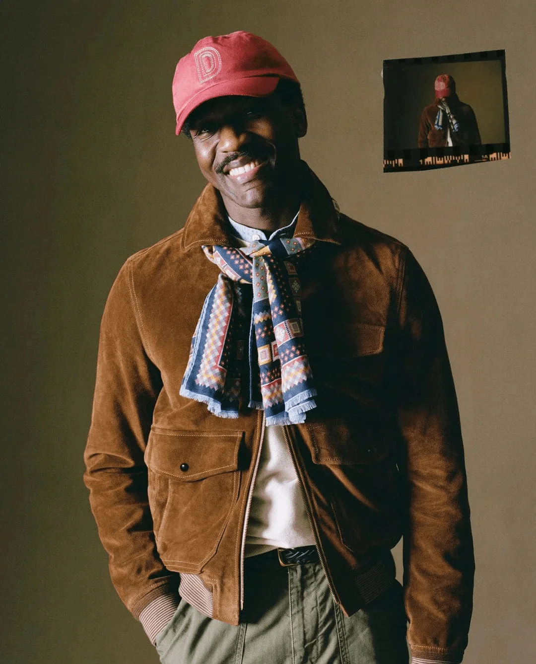 Tobacco Heavyweight Suede A-2 Bomber Jacket - Image 10