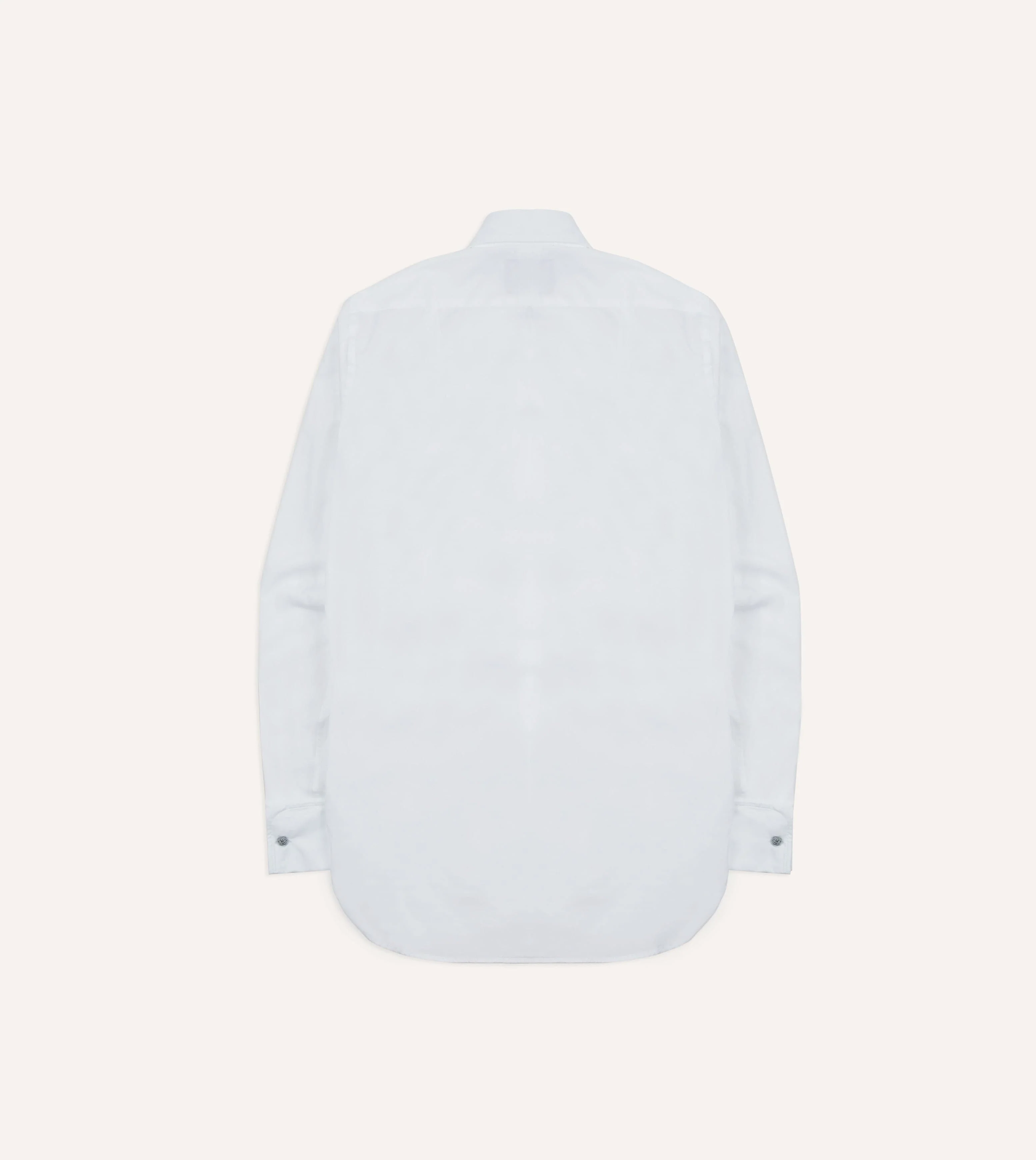 White Cotton Bib Front Dinner Shirt - Image 5