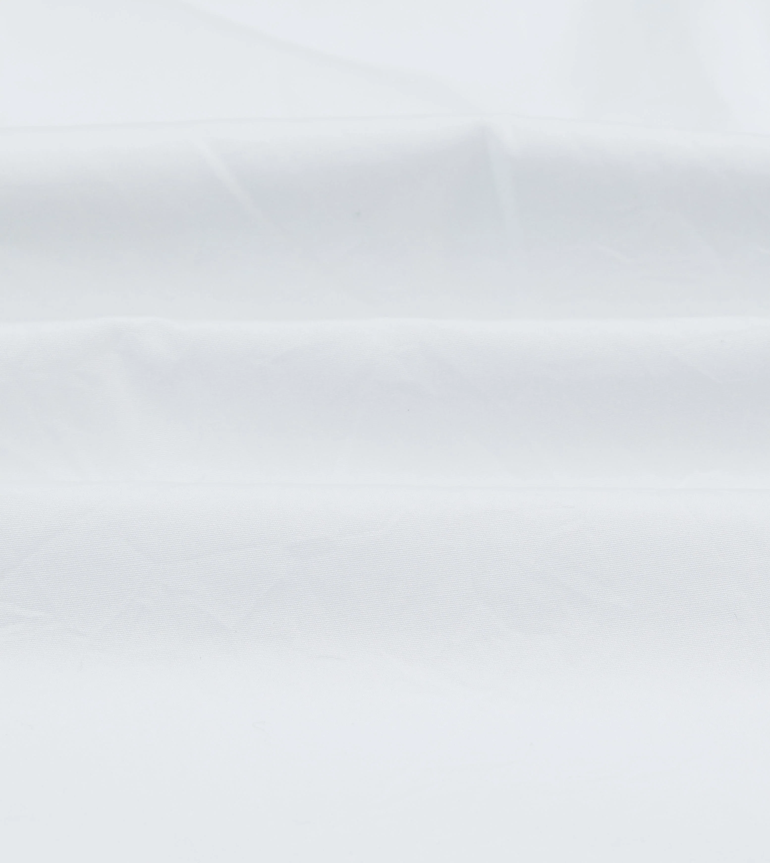 White Cotton Pocket Poplin Button-Down Shirt - Image 2
