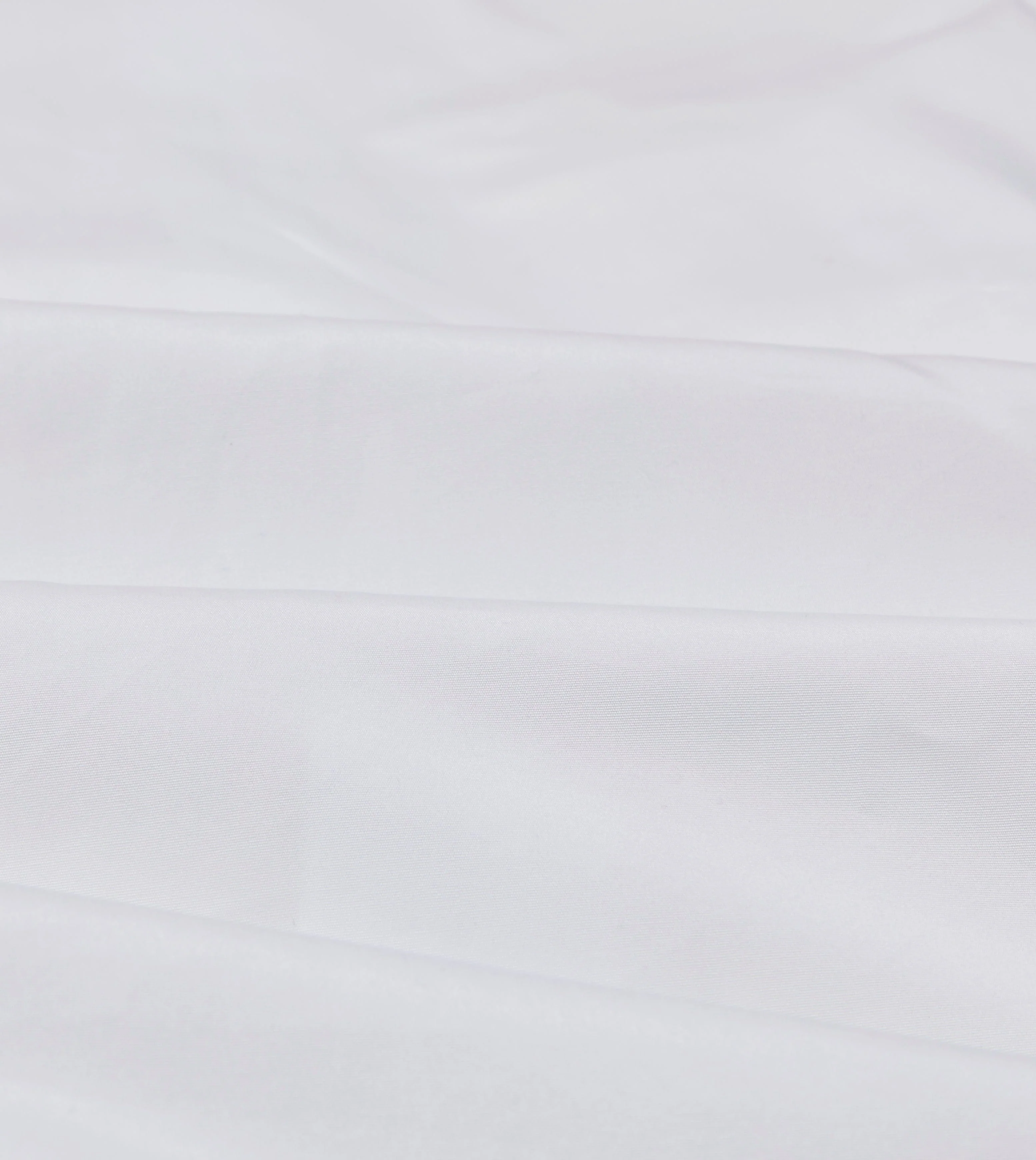 White Cotton Poplin Long Point Collar Shirt - Image 2
